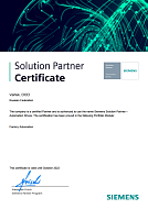 Siemens Solution Partner - Factory Automation